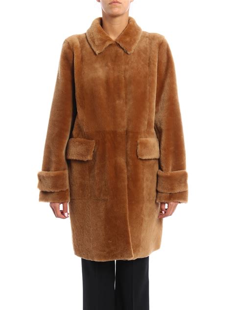 miu miu shearling coat|Miu Miu shearling.